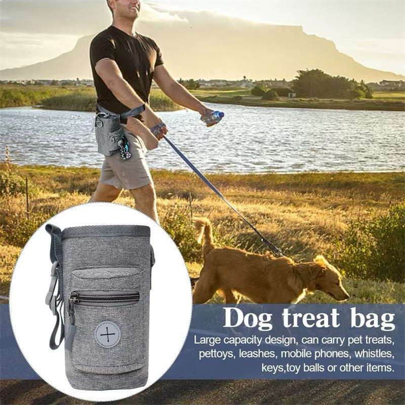 Dog Treat and Poo Roll Dispenser Bag - Blue