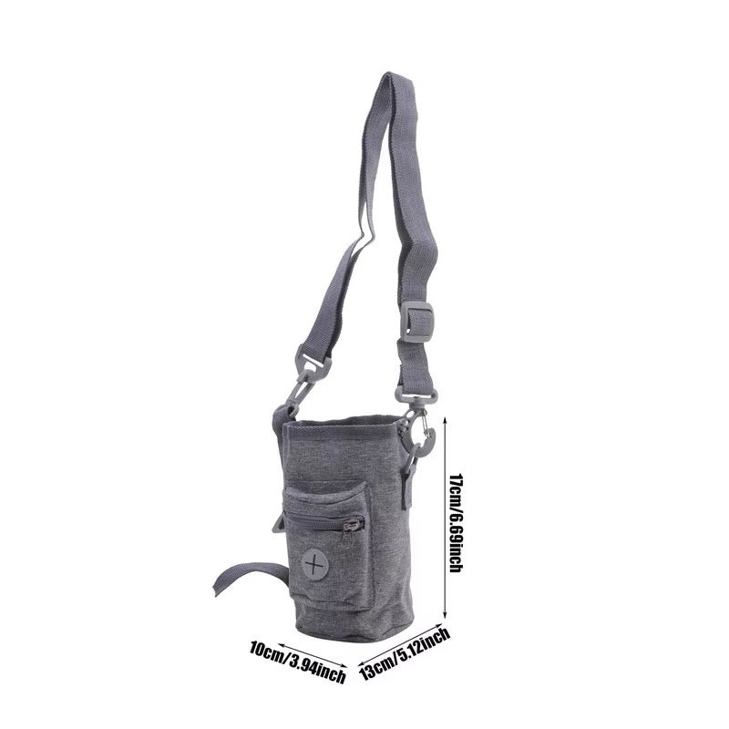 Dog Treat and Poo Roll Dispenser Bag - Blue