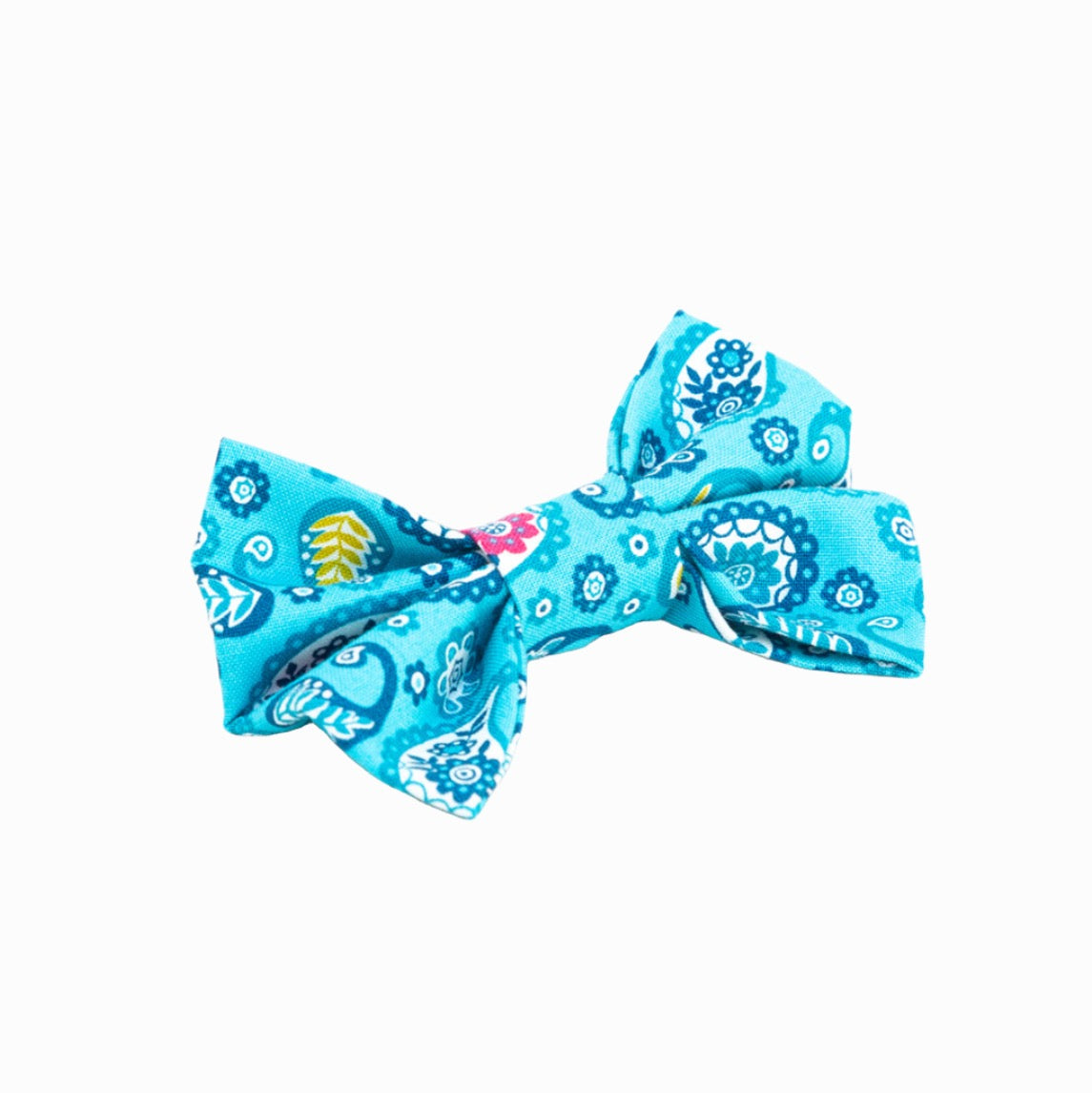 Pitter Patter Paisley Dog Bow