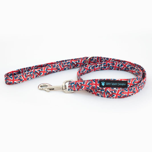 Union Jack Dog Lead - BRANDED WITH OUR OLD LABEL