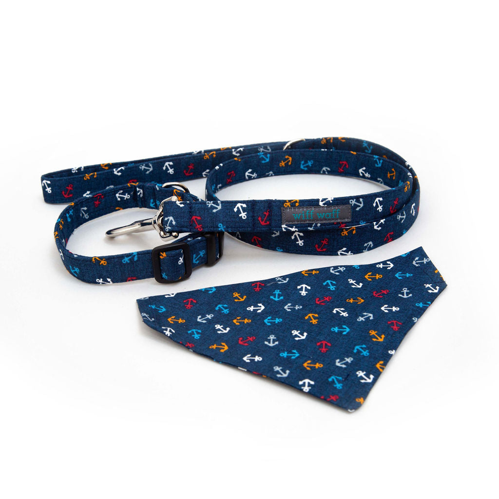 Sail Away Blue Dog Bandana