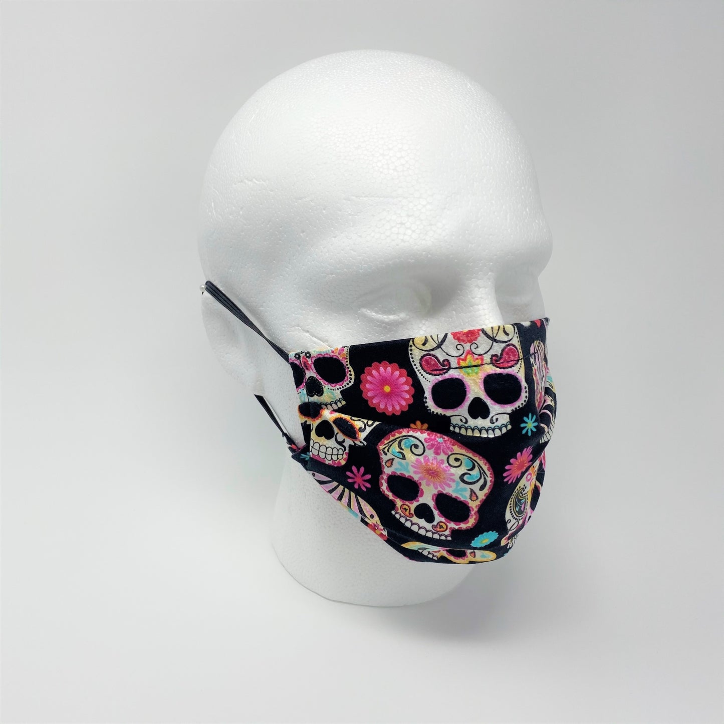 Day of the Dead Pleated Face Mask