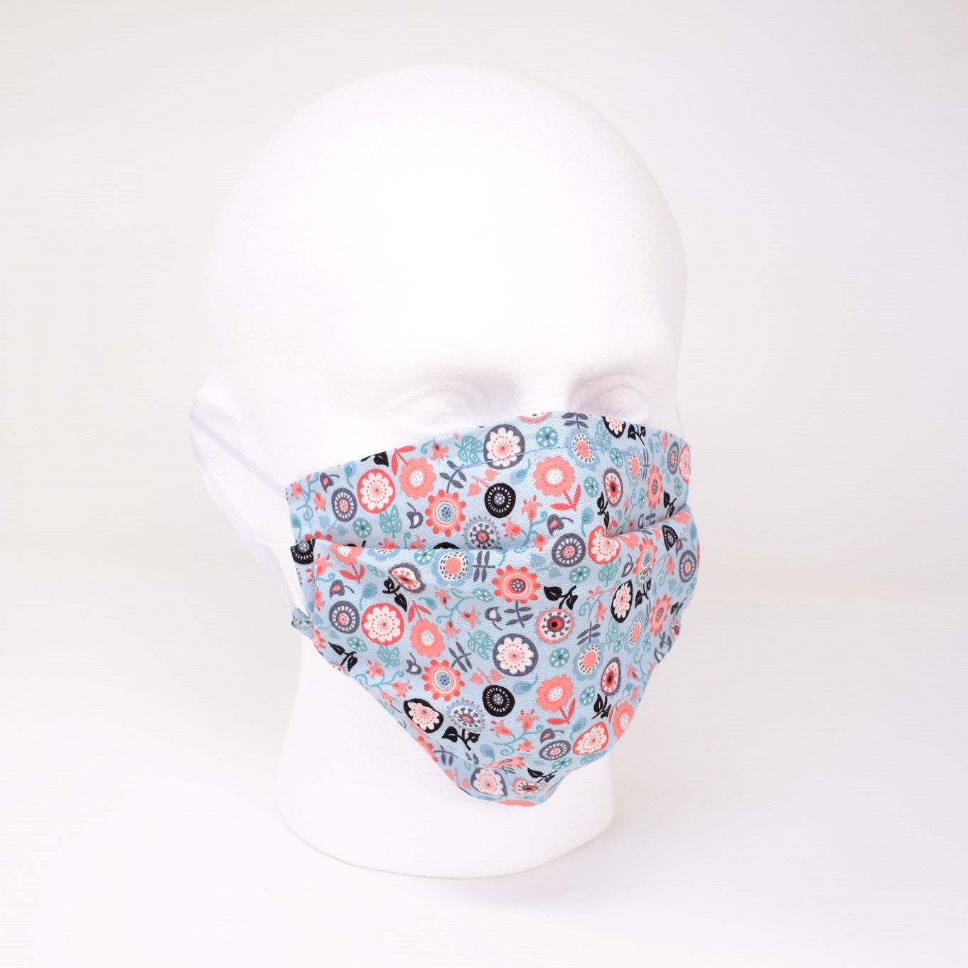 Ditsy Flower Pleated Face Mask