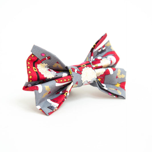 Father Christmas Dog Bow