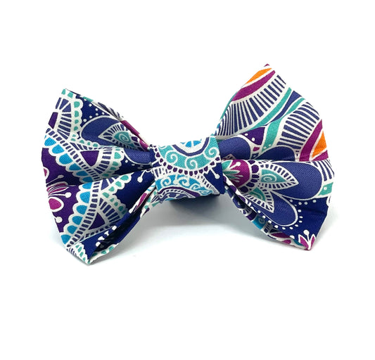 Passion Flower Dog Bow