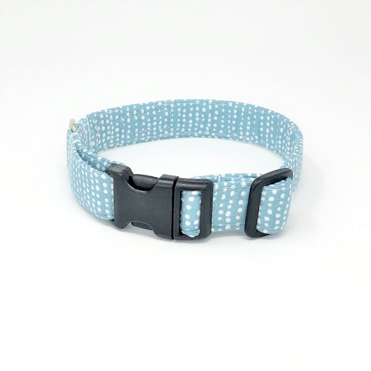 Dots of Fun Sea Green Dog Collar