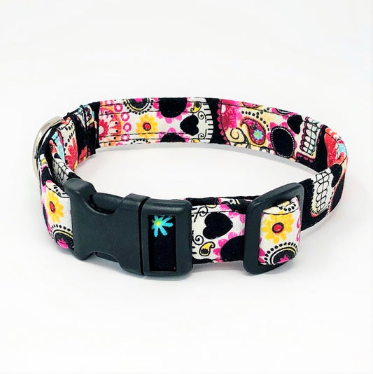Day of the Dead Dog Collar