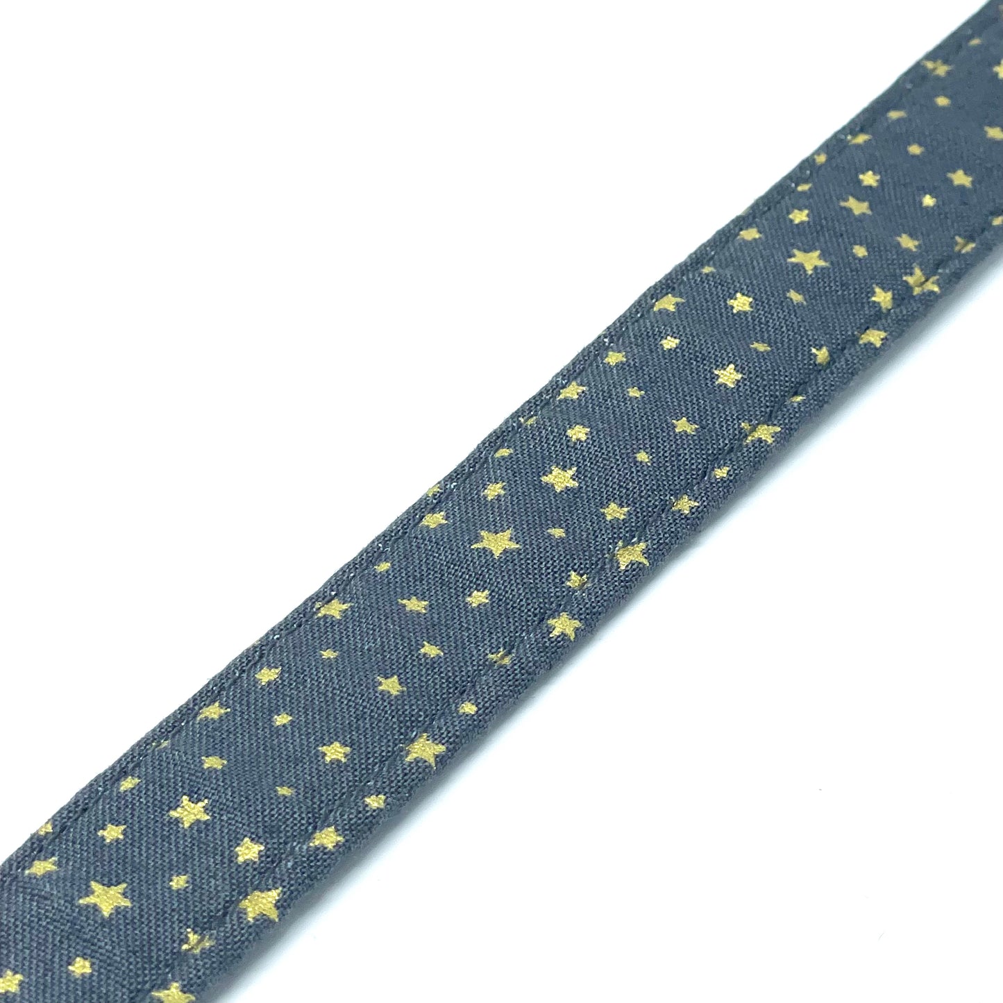 Festive Grey Stars Dog Collar