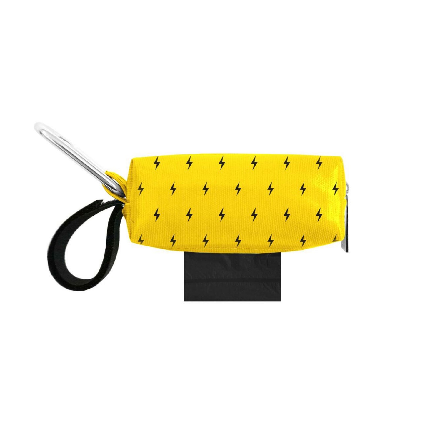 Poo Bag Dispenser - Yellow Lightening