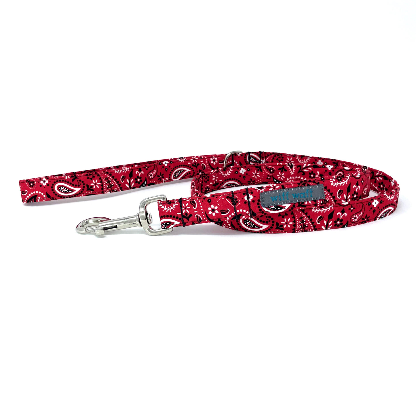 Red Paisley Dog Lead