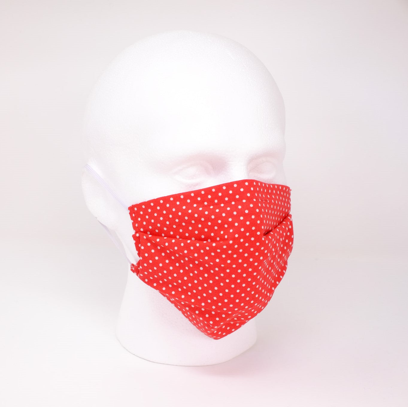 Polka Dot Red Face Mask