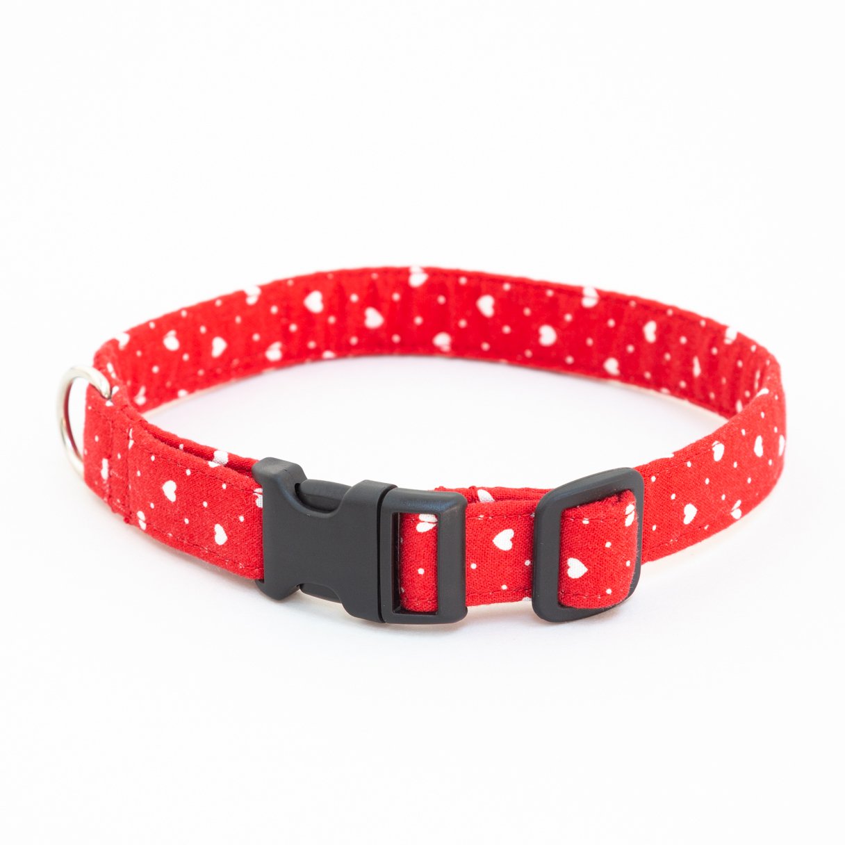 Red Heart Beat Dog Collar
