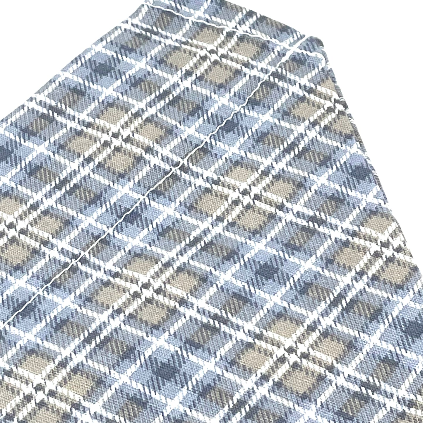 Silver Tartan Dog Bandana