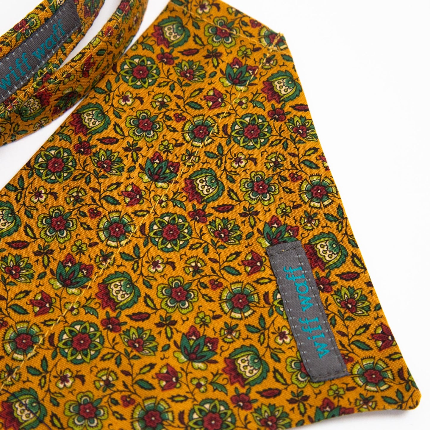 Mustard Thistle Dog Bandana