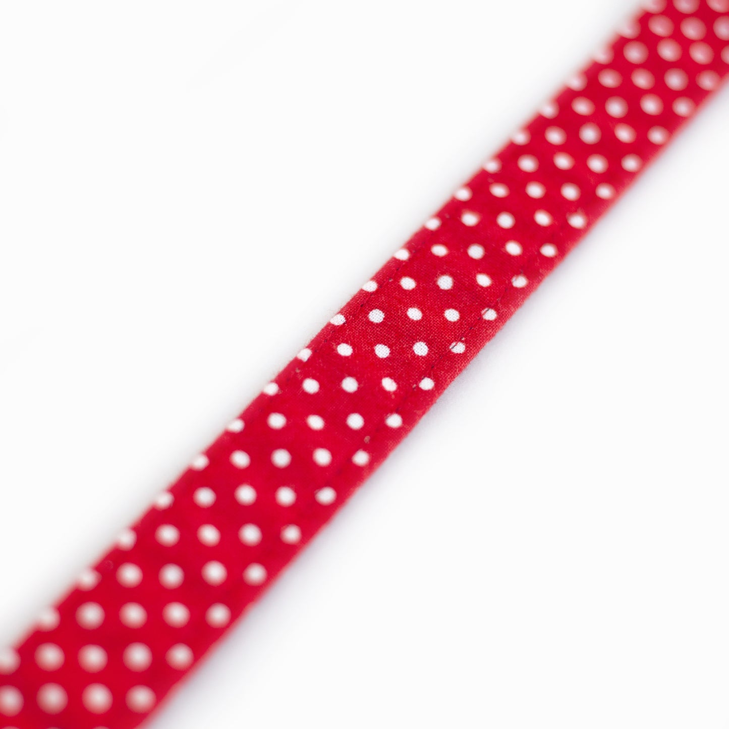 Dot Time Dog Lead - Red