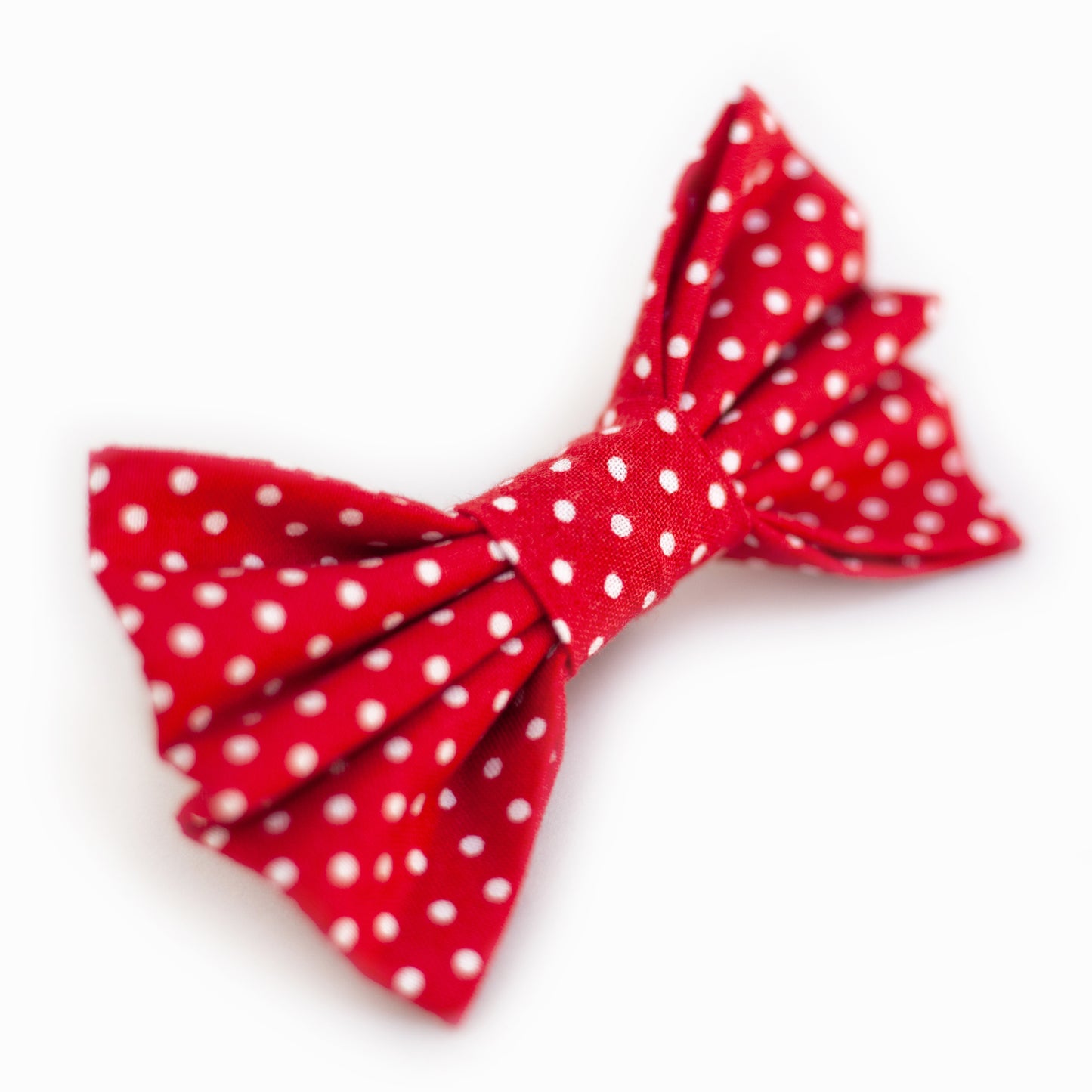 Dot Time Dog Bow - Red