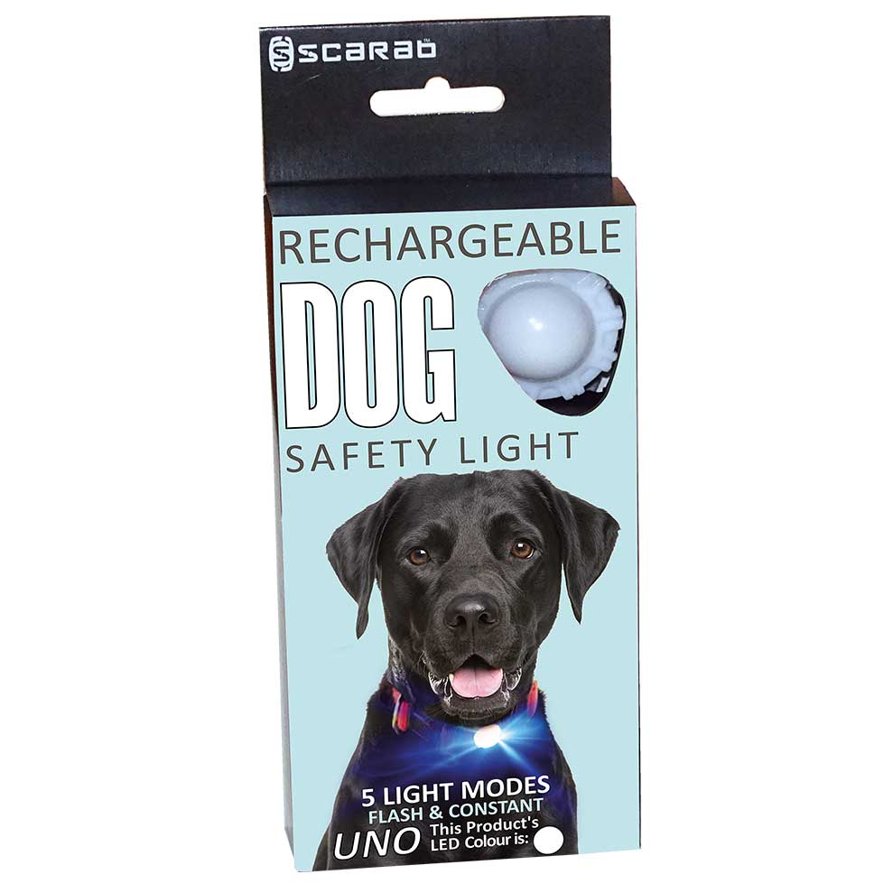 New Scarab Uno - Rechargeable Dog Safety Light